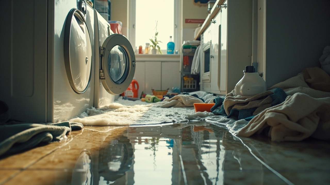 Emergency Washing Machine Overflow Cleanup in Columbus – 24/7 Response Stops Water Damage in 60 Minutes