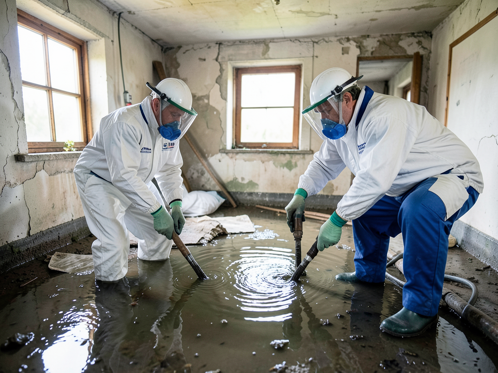 Cleaning up the mess after fire department hoses save your Downtown Columbus building