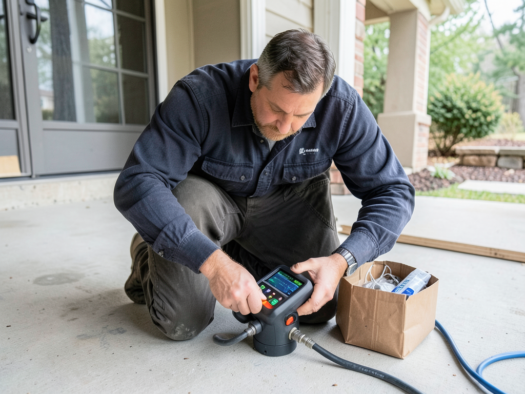 Dealing with a hidden slab leak under your Gahanna ranch home foundation