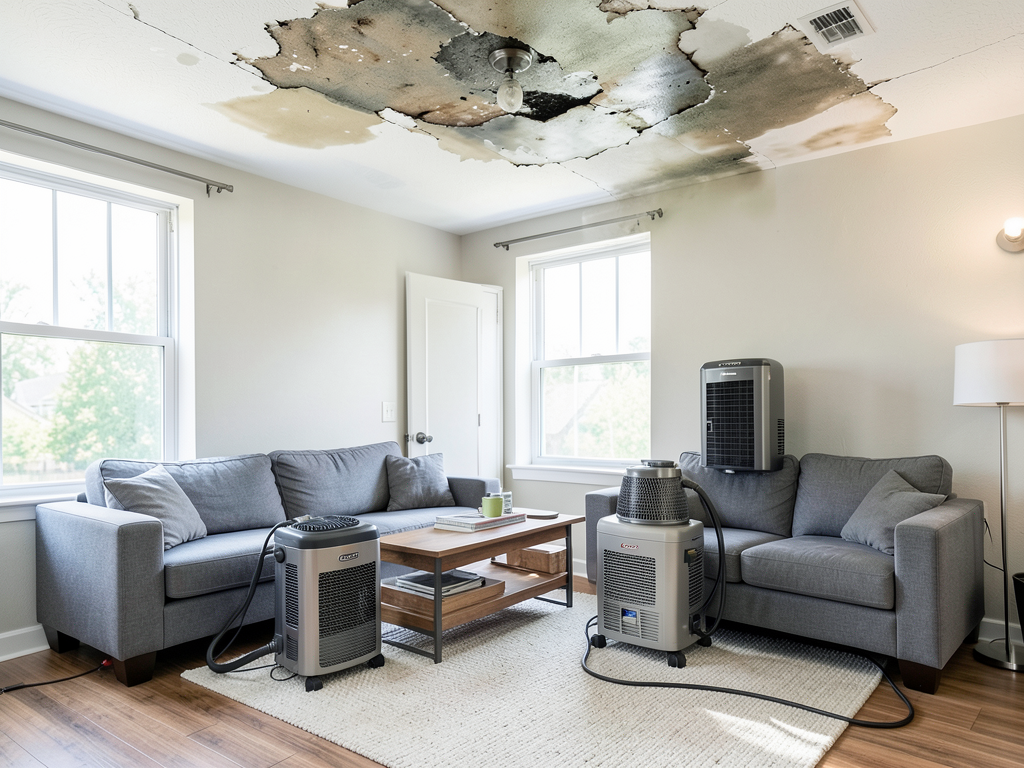 How to handle a second floor bathroom leak that reaches your Lewis Center ceiling
