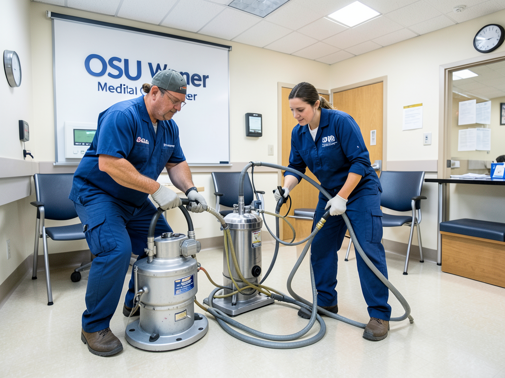 Professional water extraction for medical offices
