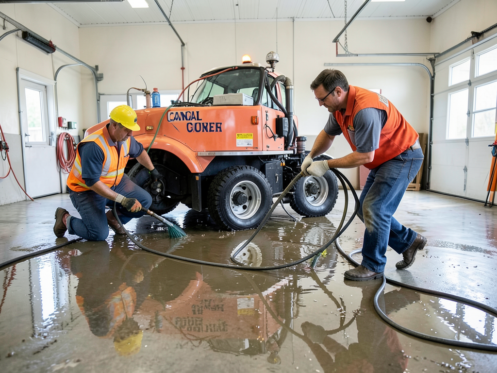 The right way to dry out a flooded garage in canal