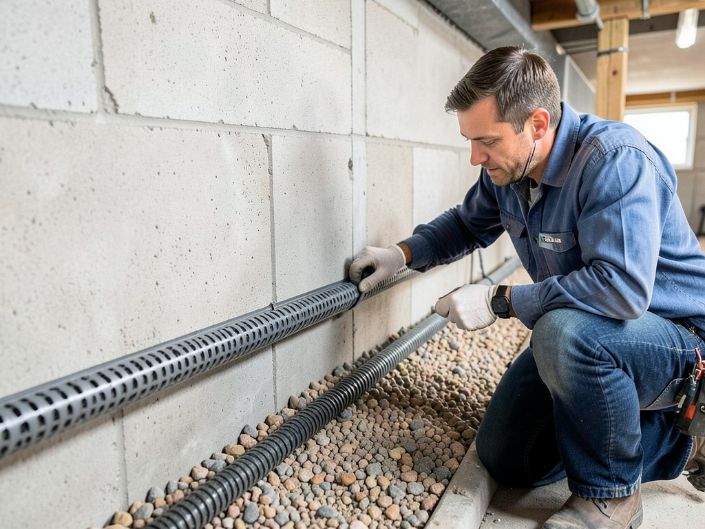 Understanding how interior perimeter drains keep Clintonville basements dry during flash floods